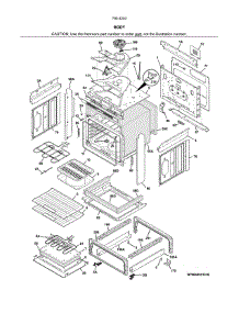 Body parts for Kenmore Range 790.42532316 (79042532316, 790 42532316) from AppliancePartsPros.com
