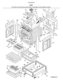 Body parts for Kenmore Range 790.4253331B (7904253331B, 790 4253331B) from AppliancePartsPros.com