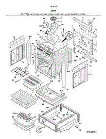 Body parts for Kenmore Electric Range 790.42539311 (79042539311, 790 42539311) from AppliancePartsPros.com