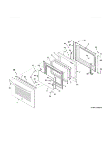 Door parts for Kenmore Range 790.42559311 (79042559311, 790 42559311) from AppliancePartsPros.com