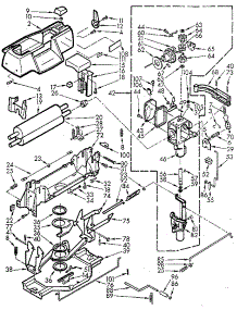 Wringer And Wringer Gear Case Assembly parts for Kenmore Washer 110.7102300 (1107102300, 110 7102300) from AppliancePartsPros.com