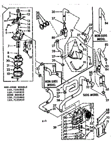 Water System parts for Kenmore Washer 110.7104902 (1107104902, 110 7104902) from AppliancePartsPros.com