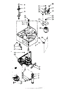 Drive System parts for Kenmore Washer 110.7105625 (1107105625, 110 7105625) from AppliancePartsPros.com