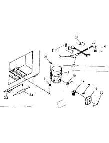 Unit Parts parts for Kenmore Freezer 198.711140 (198711140, 198 711140) from AppliancePartsPros.com