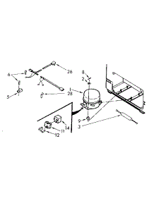 Unit Parts parts for Kenmore Freezer 198.711142 (198711142, 198 711142) from AppliancePartsPros.com