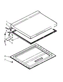 Door Parts parts for Kenmore Freezer 198.711142 (198711142, 198 711142) from AppliancePartsPros.com