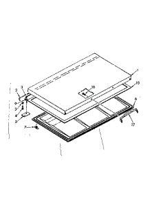 Door Parts parts for Kenmore Freezer 198.711200 (198711200, 198 711200) from AppliancePartsPros.com