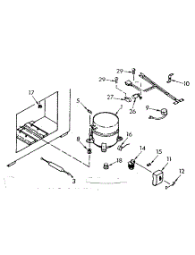 Unit Parts parts for Kenmore Freezer 198.711201 (198711201, 198 711201) from AppliancePartsPros.com