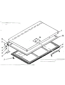 Door Parts parts for Kenmore Freezer 198.711201 (198711201, 198 711201) from AppliancePartsPros.com