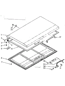 Door Parts parts for Kenmore Freezer 198.711210 (198711210, 198 711210) from AppliancePartsPros.com