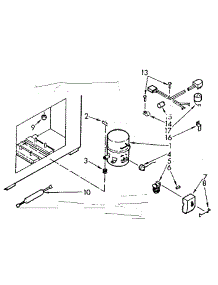 Unit Parts parts for Kenmore Freezer 198.711210 (198711210, 198 711210) from AppliancePartsPros.com