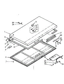 Door Parts parts for Kenmore Freezer 198.711420 (198711420, 198 711420) from AppliancePartsPros.com