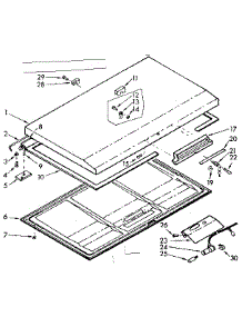 Door Parts parts for Kenmore Freezer 198.711421 (198711421, 198 711421) from AppliancePartsPros.com