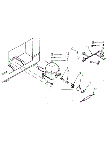 Unit Parts parts for Kenmore Freezer 198.711421 (198711421, 198 711421) from AppliancePartsPros.com