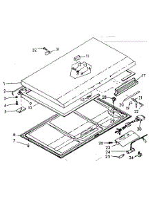 Door Parts parts for Kenmore Freezer 198.711440 (198711440, 198 711440) from AppliancePartsPros.com