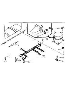 Unit Parts parts for Kenmore Freezer 198.711470 (198711470, 198 711470) from AppliancePartsPros.com