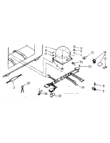 Unit Parts parts for Kenmore Freezer 198.711471 (198711471, 198 711471) from AppliancePartsPros.com