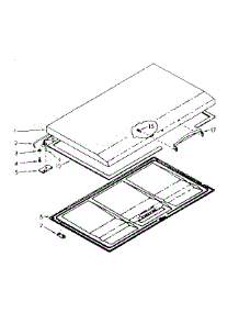 Door Parts parts for Kenmore Freezer 198.711602 (198711602, 198 711602) from AppliancePartsPros.com