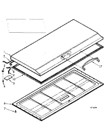 Door Parts parts for Kenmore Freezer 198.711603 (198711603, 198 711603) from AppliancePartsPros.com