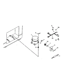 Unit Parts parts for Kenmore Freezer 198.711620 (198711620, 198 711620) from AppliancePartsPros.com