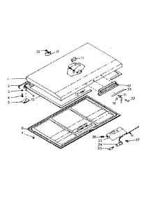 Door Parts parts for Kenmore Freezer 198.711620 (198711620, 198 711620) from AppliancePartsPros.com