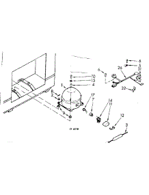 Unit Parts parts for Kenmore Freezer 198.711622 (198711622, 198 711622) from AppliancePartsPros.com