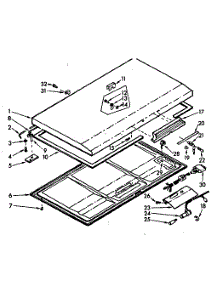 Door Parts parts for Kenmore Freezer 198.711640 (198711640, 198 711640) from AppliancePartsPros.com