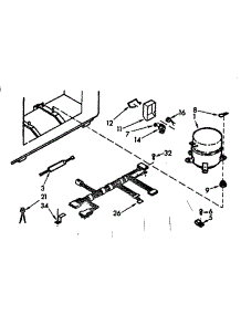 Unit Parts parts for Kenmore Freezer 198.711640 (198711640, 198 711640) from AppliancePartsPros.com