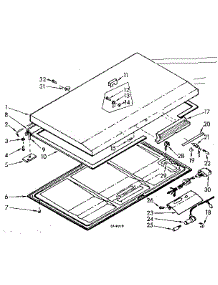 Door Parts parts for Kenmore Freezer 198.711641 (198711641, 198 711641) from AppliancePartsPros.com