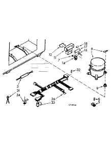 Unit Parts parts for Kenmore Freezer 198.711641 (198711641, 198 711641) from AppliancePartsPros.com