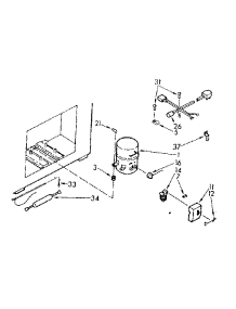 Unit Parts parts for Kenmore Freezer 198.712140 (198712140, 198 712140) from AppliancePartsPros.com
