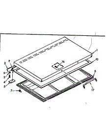 Door Parts parts for Kenmore Freezer 198.712190 (198712190, 198 712190) from AppliancePartsPros.com