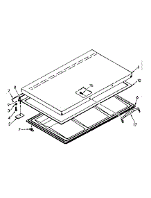 Door Parts parts for Kenmore Freezer 198.712200 (198712200, 198 712200) from AppliancePartsPros.com