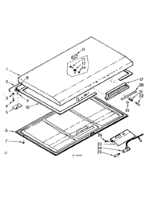 Door Parts parts for Kenmore Freezer 198.712420 (198712420, 198 712420) from AppliancePartsPros.com