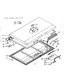 Door Parts parts for Kenmore Freezer 198.712440 (198712440, 198 712440) from AppliancePartsPros.com