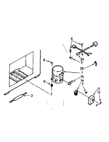 Unit Parts parts for Kenmore Freezer 198.712590 (198712590, 198 712590) from AppliancePartsPros.com
