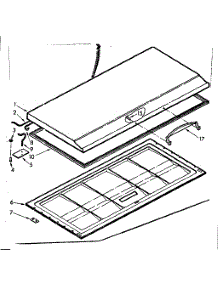 Door Parts parts for Kenmore Freezer 198.712590 (198712590, 198 712590) from AppliancePartsPros.com