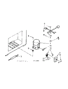 Unit Parts parts for Kenmore Freezer 198.712600 (198712600, 198 712600) from AppliancePartsPros.com