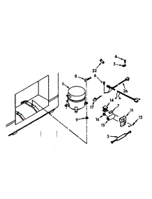 Unit Parts parts for Kenmore Freezer 198.712610 (198712610, 198 712610) from AppliancePartsPros.com