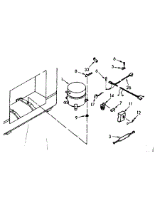 Unit Parts parts for Kenmore Freezer 198.712611 (198712611, 198 712611) from AppliancePartsPros.com
