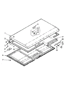 Door Parts parts for Kenmore Freezer 198.712611 (198712611, 198 712611) from AppliancePartsPros.com