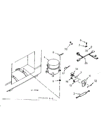 Unit Parts parts for Kenmore Freezer 198.712620 (198712620, 198 712620) from AppliancePartsPros.com