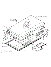 Door Parts parts for Kenmore Freezer 198.712620 (198712620, 198 712620) from AppliancePartsPros.com