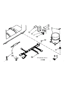 Unit Parts parts for Kenmore Freezer 198.712640 (198712640, 198 712640) from AppliancePartsPros.com