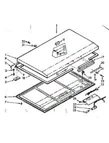 Door Parts parts for Kenmore Freezer 198.712641 (198712641, 198 712641) from AppliancePartsPros.com