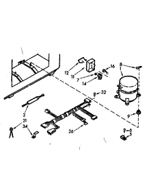 Unit Parts parts for Kenmore Freezer 198.712641 (198712641, 198 712641) from AppliancePartsPros.com