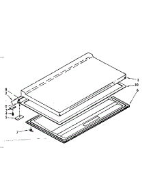 Door Parts parts for Kenmore Freezer 198.713140 (198713140, 198 713140) from AppliancePartsPros.com