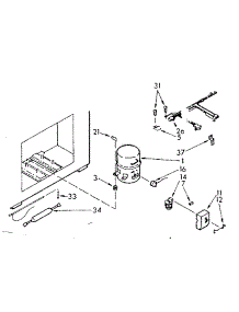 Unit Parts parts for Kenmore Freezer 198.713140 (198713140, 198 713140) from AppliancePartsPros.com
