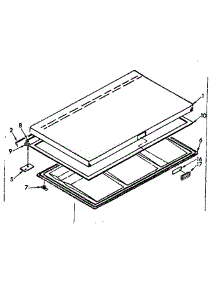 Door Parts parts for Kenmore Freezer 198.713200 (198713200, 198 713200) from AppliancePartsPros.com