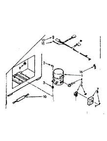Unit Parts parts for Kenmore Freezer 198.713210 (198713210, 198 713210) from AppliancePartsPros.com